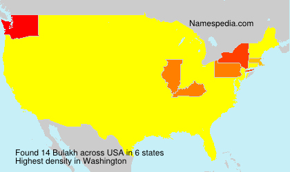 Surname Bulakh in USA Surname Bulakh in USA
