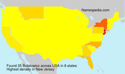Surname Bulatowicz in USA Surname Bulatowicz in USA