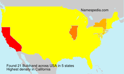 Surname Bulchand in USA Surname Bulchand in USA