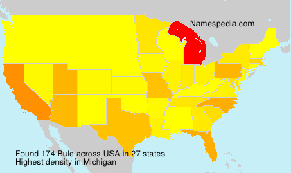 Surname Bule in USA Surname Bule in USA