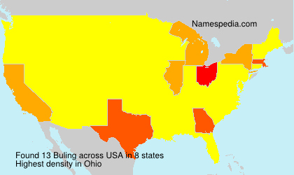 Surname Buling in USA Surname Buling in USA