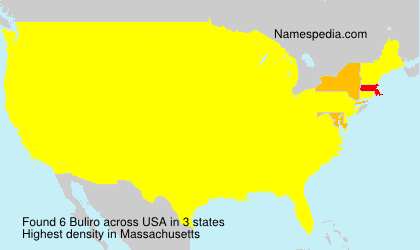 Surname Buliro in USA