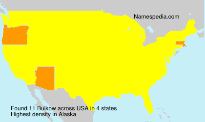 Surname Bulkow in USA Surname Bulkow in USA