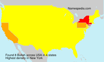 Surname Bullah in USA Surname Bullah in USA