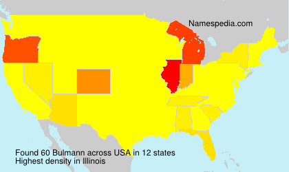 Surname Bulmann in USA Surname Bulmann in USA