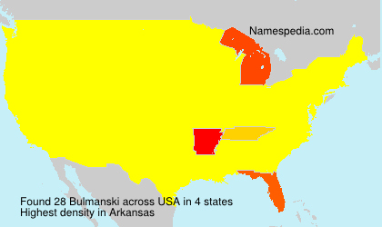Surname Bulmanski in USA Surname Bulmanski in USA