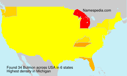 Surname Bulmon in USA Surname Bulmon in USA