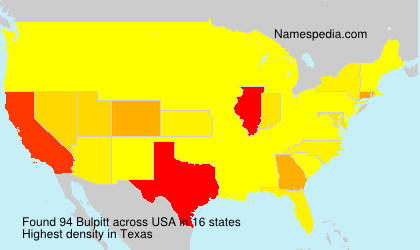 Surname Bulpitt in USA Surname Bulpitt in USA