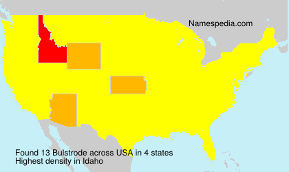 Surname Bulstrode in USA Surname Bulstrode in USA