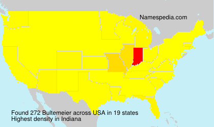 Surname Bultemeier in USA