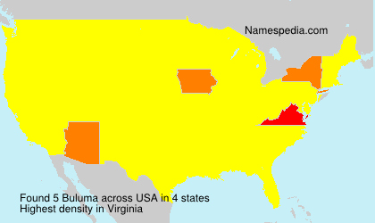Surname Buluma in USA Surname Buluma in USA