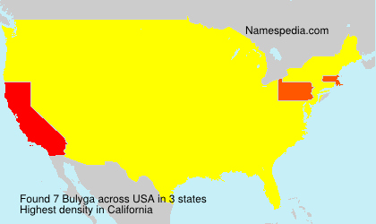 Surname Bulyga in USA Surname Bulyga in USA