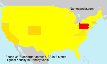 Surname Bumberger in USA Surname Bumberger in USA