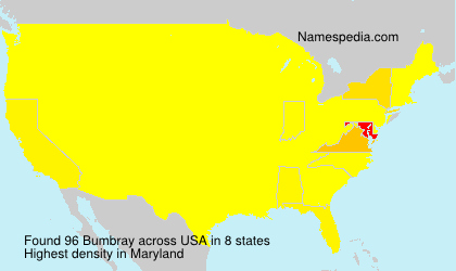 Surname Bumbray in USA Surname Bumbray in USA