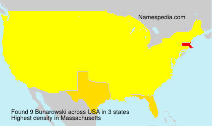 Surname Bunarowski in USA Surname Bunarowski in USA