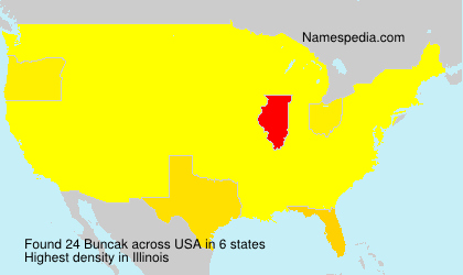 Surname Buncak in USA Surname Buncak in USA