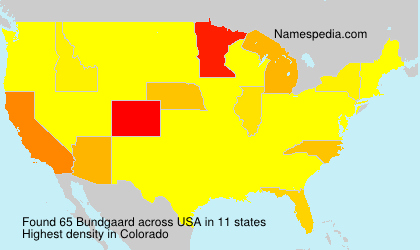 Surname Bundgaard in USA Surname Bundgaard in USA