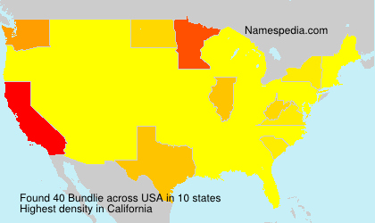 Surname Bundlie in USA Surname Bundlie in USA
