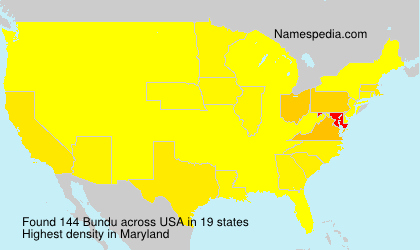 Surname Bundu in USA Surname Bundu in USA