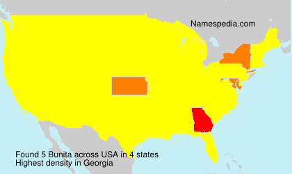 Surname Bunita in USA Surname Bunita in USA