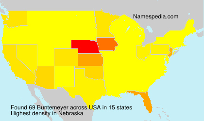 Surname Buntemeyer in USA Surname Buntemeyer in USA