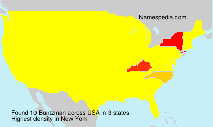 Surname Buntzman in USA Surname Buntzman in USA