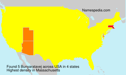 Surname Bunyaratavej in USA Surname Bunyaratavej in USA