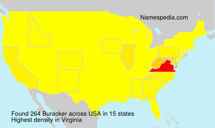 Surname Buracker in USA Surname Buracker in USA