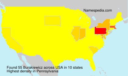 Surname Burakiewicz in USA Surname Burakiewicz in USA