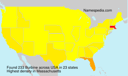 Surname Burbine in USA Surname Burbine in USA