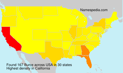 Surname Burce in USA Surname Burce in USA