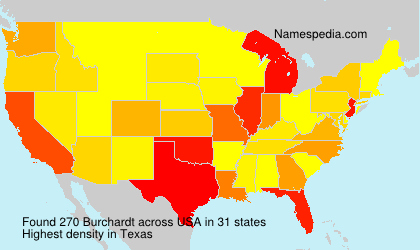 Surname Burchardt in USA Surname Burchardt in USA