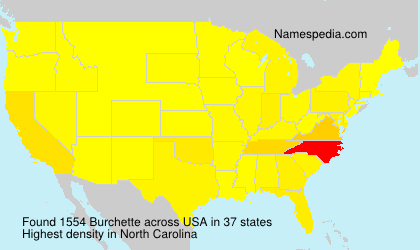 Surname Burchette in USA Surname Burchette in USA