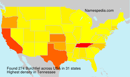 Surname Burchfiel in USA Surname Burchfiel in USA
