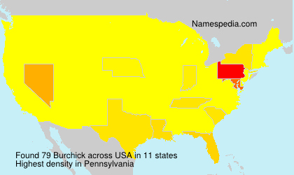 Surname Burchick in USA Surname Burchick in USA