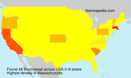 Surname Burchstead in USA Surname Burchstead in USA