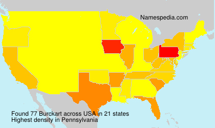 Surname Burckart in USA Surname Burckart in USA