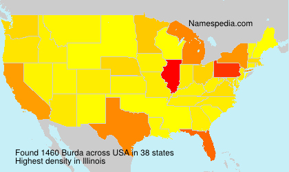 Surname Burda in USA Surname Burda in USA