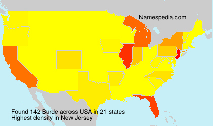 Surname Burde in USA Surname Burde in USA
