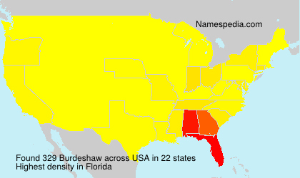 Surname Burdeshaw in USA Surname Burdeshaw in USA