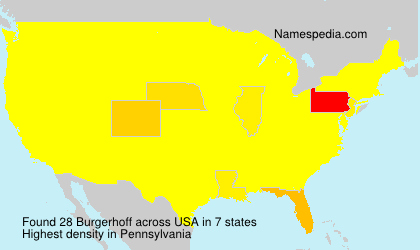 Surname Burgerhoff in USA Surname Burgerhoff in USA
