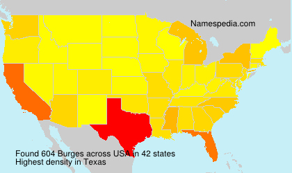 Surname Burges in USA Surname Burges in USA