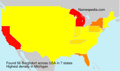 Surname Burghdorf in USA Surname Burghdorf in USA