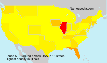 Surname Burgund in USA Surname Burgund in USA