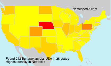 Surname Burianek in USA Surname Burianek in USA