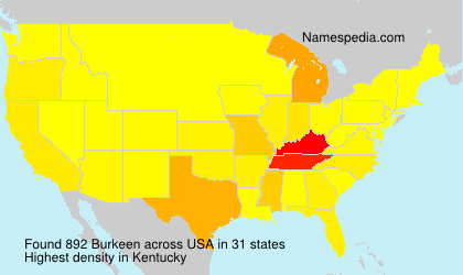 Surname Burkeen in USA Surname Burkeen in USA