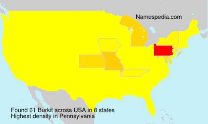 Surname Burkit in USA Surname Burkit in USA