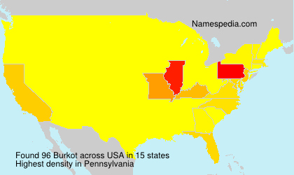 Surname Burkot in USA Surname Burkot in USA