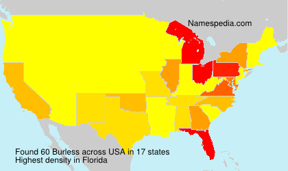 Surname Burless in USA Surname Burless in USA