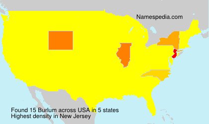 Surname Burlum in USA Surname Burlum in USA